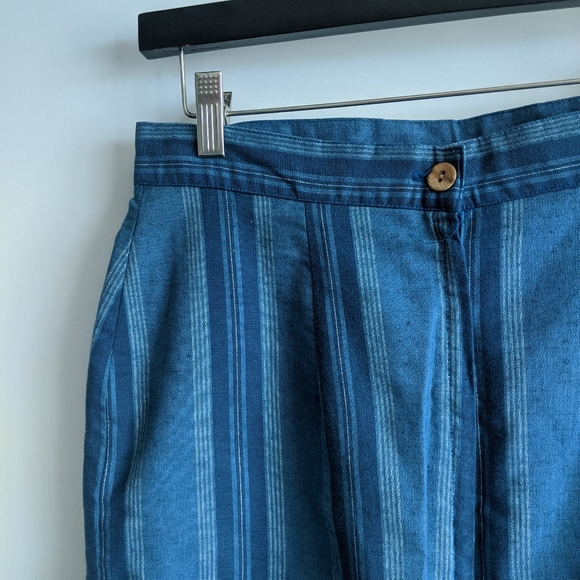 Vintage Linen Blend Skirt - Picture 2 of 4